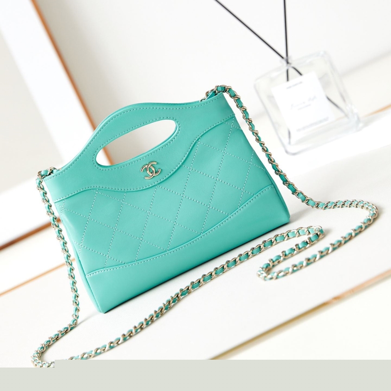 Ch*el top handle bags